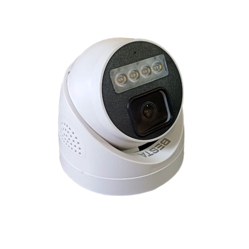 Besta 5 MP IP POE WARM LED Dahili Mikrofonlu Dome Güvenlik Kamerası